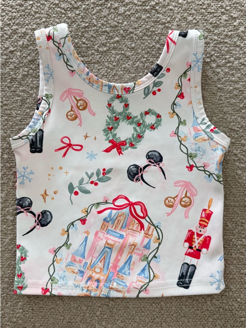 Made by Molly Girls Disney Castle Tank Top